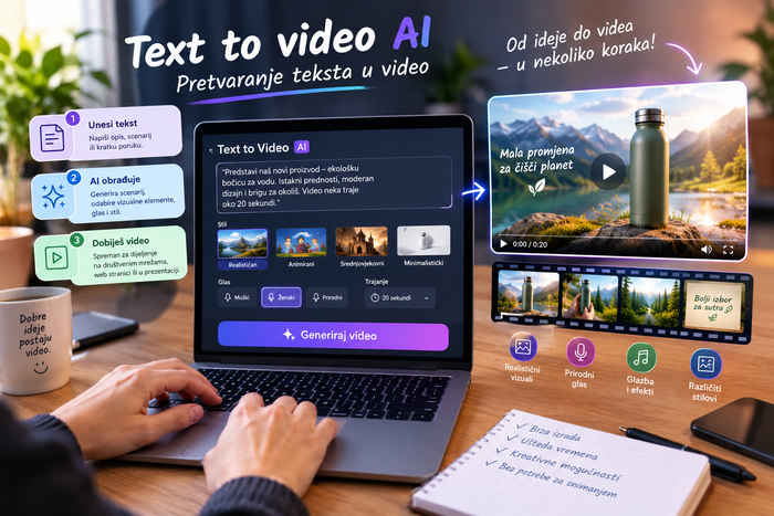 AI generatori - tekst u video