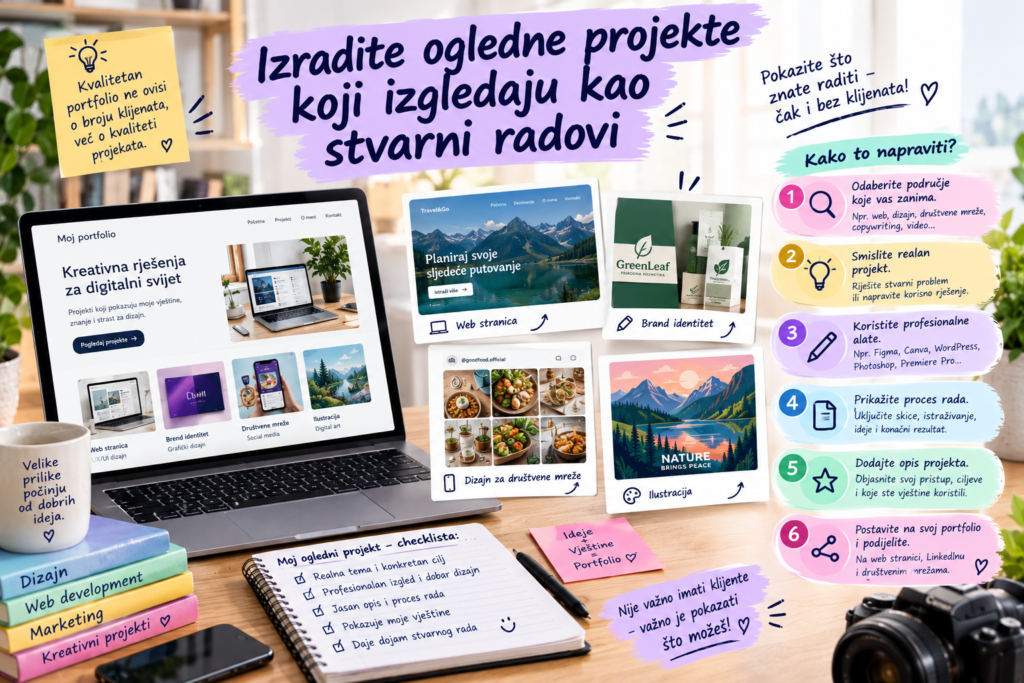 ogledni primjerci za portfolio